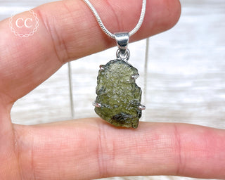Moldavite Silver Necklace #2