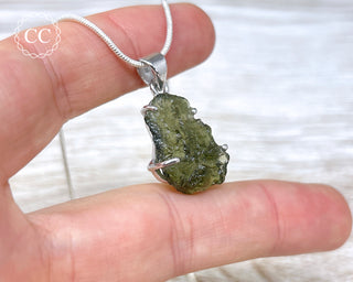 Moldavite Silver Necklace #2