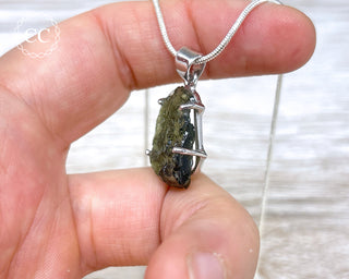 Moldavite Silver Necklace #2