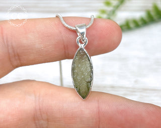 Moldavite Silver Necklace #2