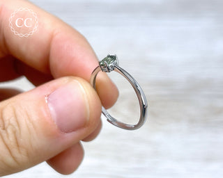 Moldavite Silver Ring #3