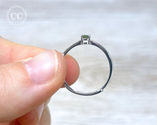 Moldavite Silver Ring #2