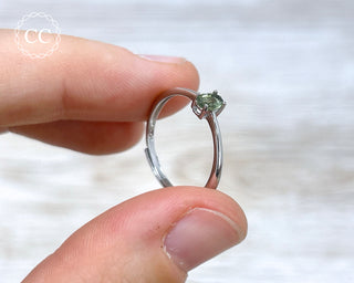 Moldavite Silver Ring #2