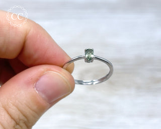 Moldavite Silver Ring #3