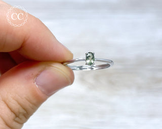 Moldavite Silver Ring #3