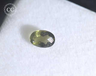 Moldavite Faceted Gem #2