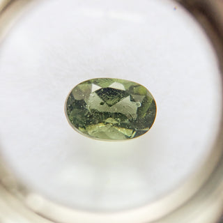 Genuine Moldavite Faceted Gem #1