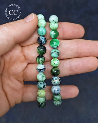 Mongolian Variscite Beaded Bracelet
