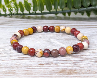 Mookaite 6mm Beaded Bracelet