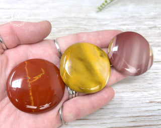 Mookaite Palm Stone