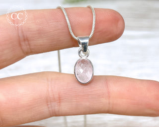 Morganite Silver Necklace #1