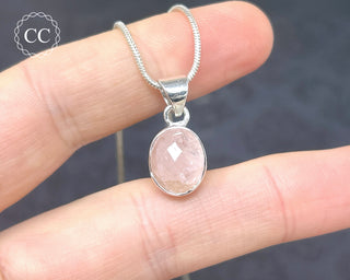 Morganite Silver Necklace #1