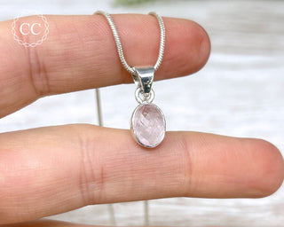 Morganite Silver Necklace #1