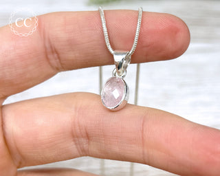 Morganite Silver Necklace #1