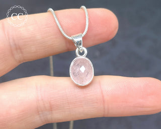 Morganite Silver Necklace #2