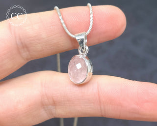 Morganite Silver Necklace #2