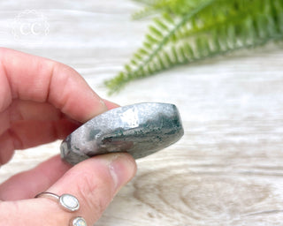 Moss Agate Palm Stone #2