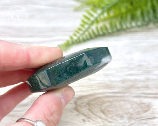Moss Agate Palm Stone #4