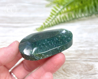 Moss Agate Palm Stone #4