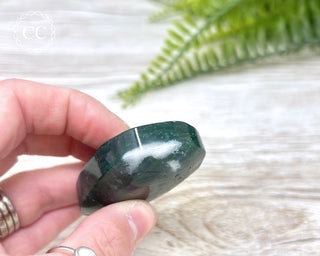 Moss Agate Palm Stone #4