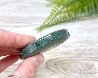 Moss Agate Palm Stone #1