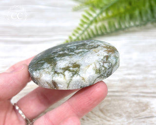 Moss Agate Palm Stone #5