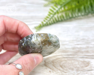 Moss Agate Palm Stone #5
