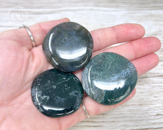 Moss Agate Palm Stone