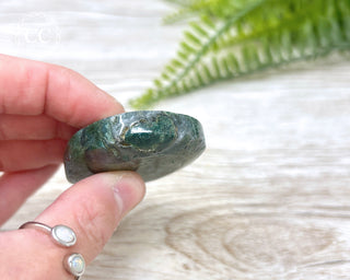 Moss Agate Palm Stone #1