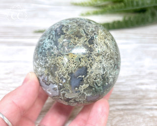 Moss Agate Sphere #1