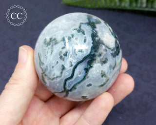Moss Agate Sphere #4