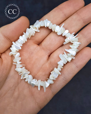 Mother of Pearl Gemchip Bracelet