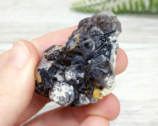 Fluorite and Black Tourmaline Specimen - Nambia #5