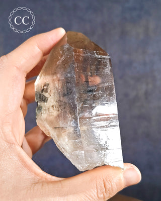 Natural Citrine with Blue Tourmaline - Brazil #2