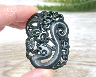 Nephrite Jade Dragon Carving #2