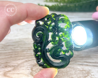 Nephrite Jade Dragon Carving #2