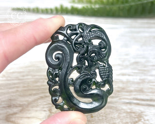 Nephrite Jade Dragon Carving #4