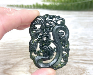 Nephrite Jade Dragon Carving #4