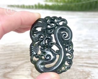 Nephrite Jade Dragon Carving #4