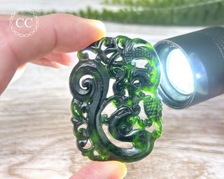 Nephrite Jade Dragon Carving #4