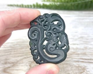 DISCOUNTED Nephrite Jade Dragon Carving #10