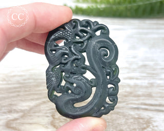 DISCOUNTED Nephrite Jade Dragon Carving #10