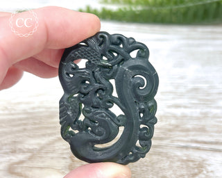 DISCOUNTED Nephrite Jade Dragon Carving #10