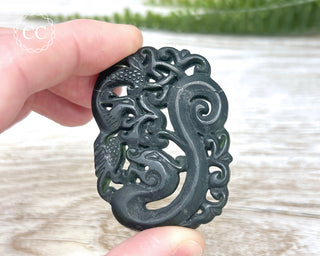 DISCOUNTED Nephrite Jade Dragon Carving #10