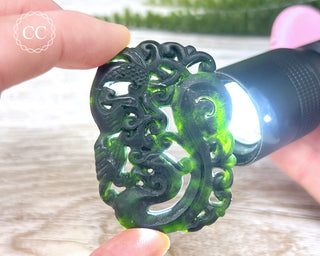 DISCOUNTED Nephrite Jade Dragon Carving #10