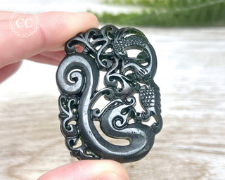 Nephrite Jade Dragon Carving #2