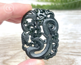 Nephrite Jade Dragon Carving #2