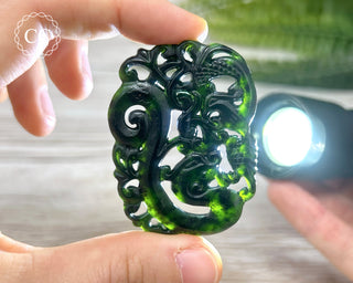 Nephrite Jade Dragon Carving #4
