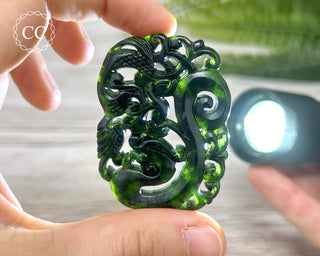 Nephrite Jade Dragon Carving #4