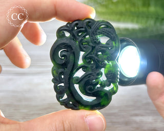 DISCOUNTED Nephrite Jade Dragon Carving #10